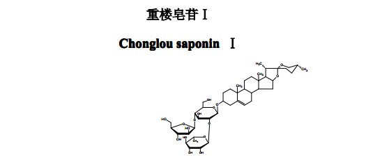 重樓皂苷Ⅰ中藥化學對照品