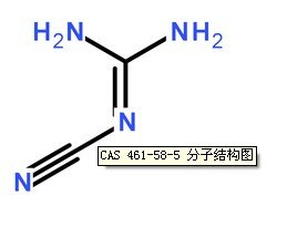 雙氰胺CAS號:461-58-5分子結構圖