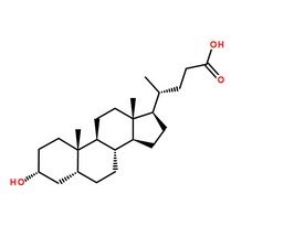 膽石酸分子結(jié)構(gòu)圖