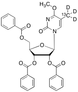 5-?(Methyl-13C,d3)-?4-?O-?methyl-?uridine 2',?3',?5'-?Tribenzoate