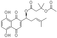 β-乙酰氧基異戊酰阿卡寧對照品