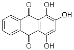 羥基茜草素（吡啉；1,2,4-三羥蒽醌；紅紫素；紫素）對照品