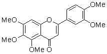 甜橙黃酮（5,6,7,3＇,4＇-五甲氧基黃酮；甜橙素）對照品
