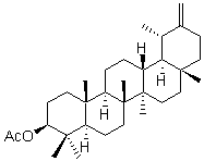 蒲公英甾醇乙酸酯（乙酸蒲公英甾醇酯；蒲公英醇醋酸酯）對照品