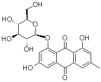 大黃素-8-β-D-吡喃葡萄糖苷對照品