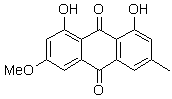 大黃素甲醚（朱砂蓮乙素;非斯酮;1,8-二羥基-3-甲氧基-6-甲基蒽醌）對(duì)照