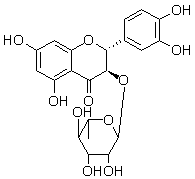 落新婦苷（花旗松素-3-O-α-L-吡喃鼠李糖苷）對照品