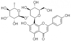 牡荊素鼠李糖苷（5,7,4’-三羥基黃酮-8-C-β-D-葡萄糖苷）對照品