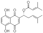 β,β’-二甲基丙烯酰紫草素（β,β’-二甲基丙烯酰阿卡寧）對照品