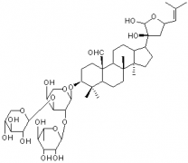 絞股藍皂苷A（19-氧-21,23-環氧-3β,20(S),21(R)-三羥基達瑪-24-烯-3-O-{[α-吡喃